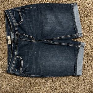 Earl Jeans Dark Blue Denim Shorts